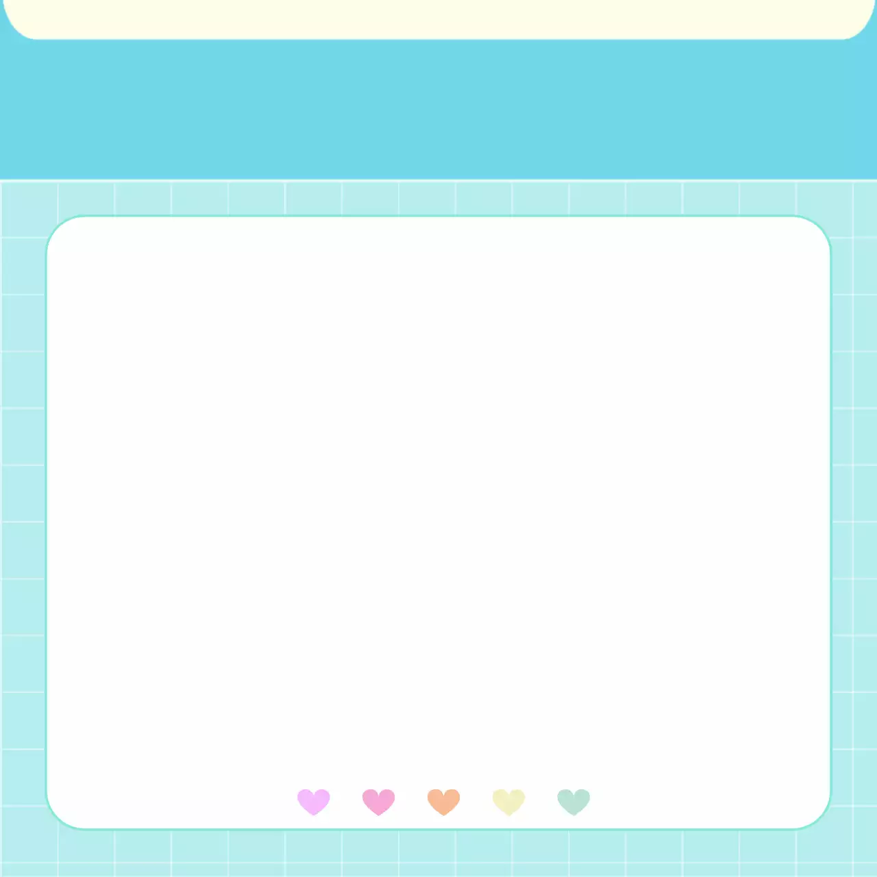 하늘색 심플 메모지 문구