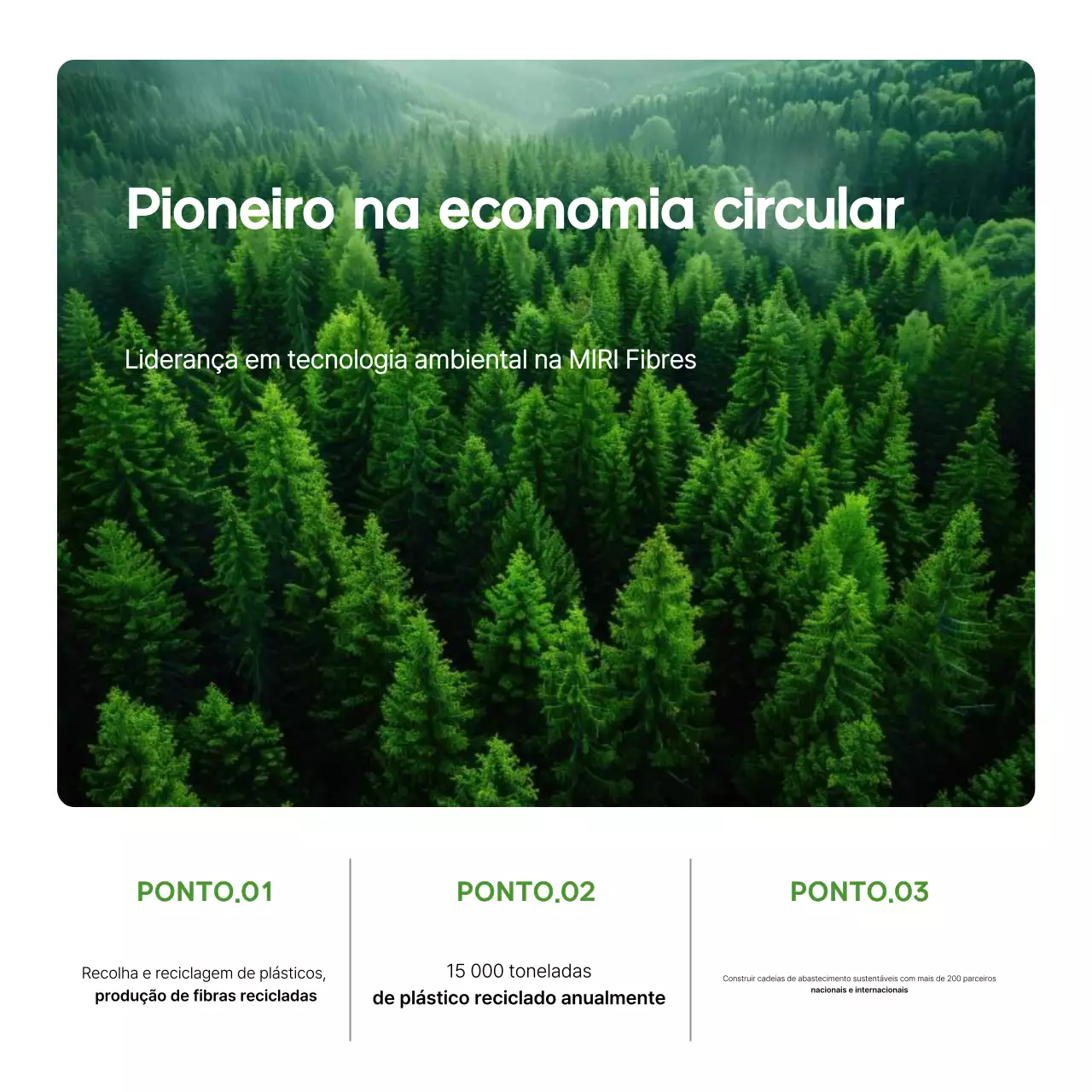 Campanha ambiental branca simples