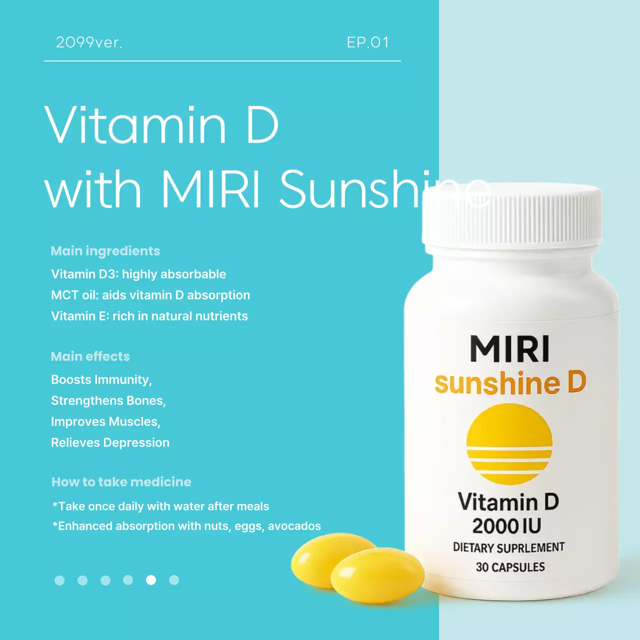 Sky Blue Modern Health Advertisement