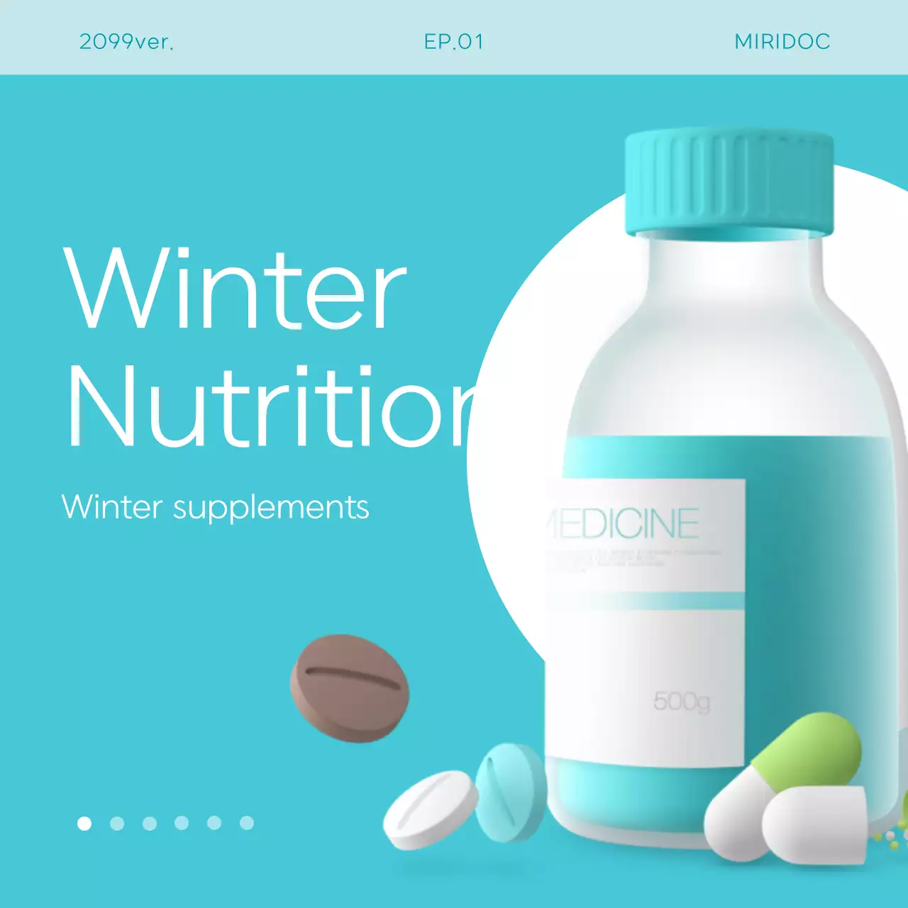 Sky Blue Modern Health Advertisement