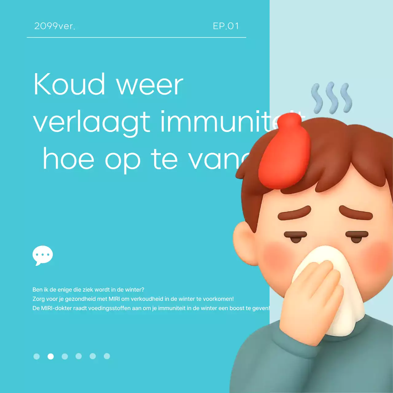 Sky Blue Modern Health Advertentie