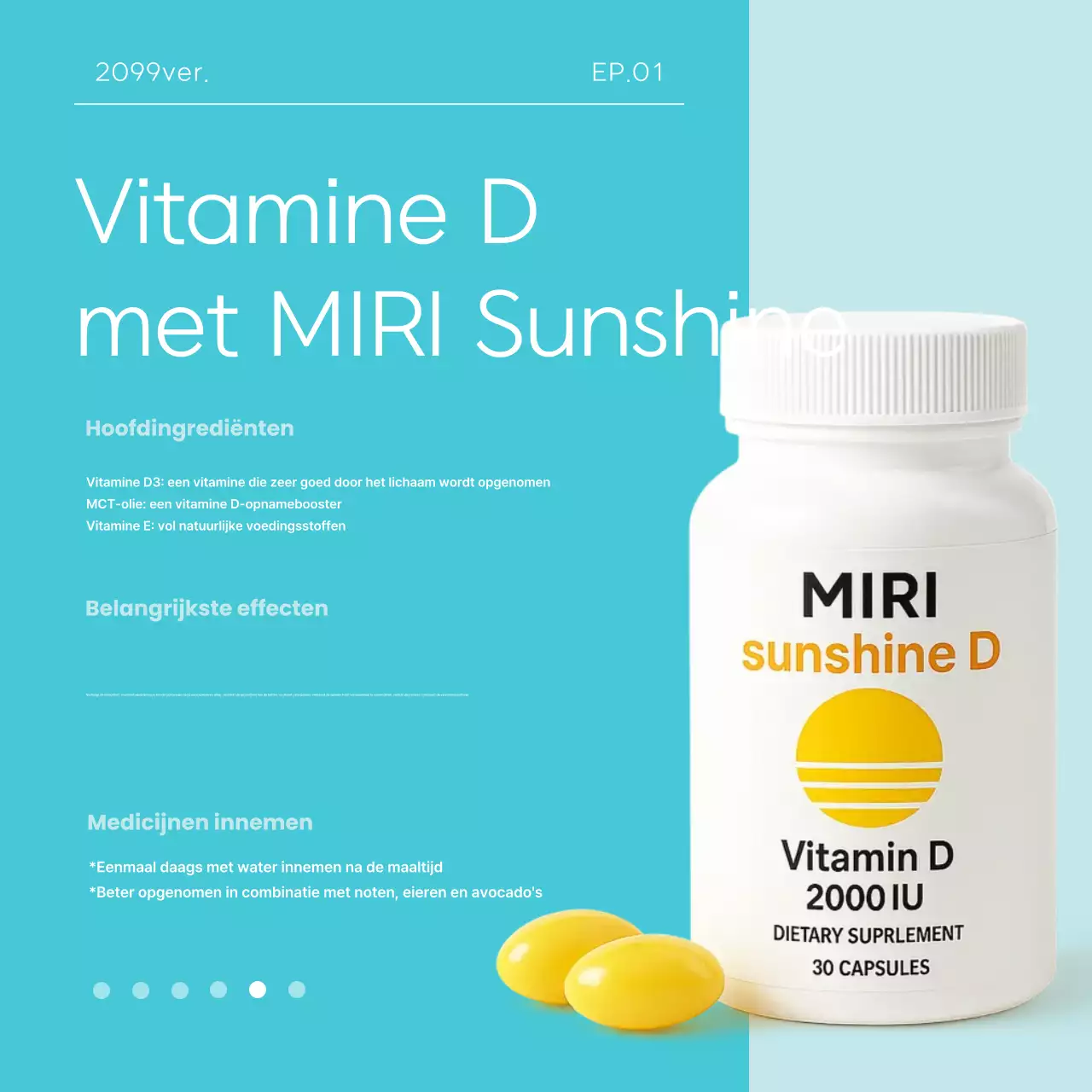 Sky Blue Modern Health Advertentie