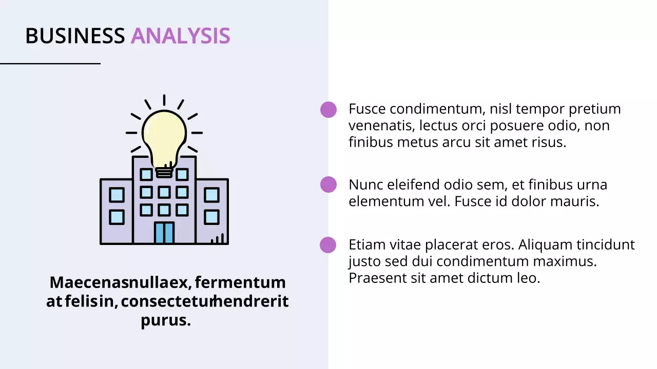 Product launch presentation slide