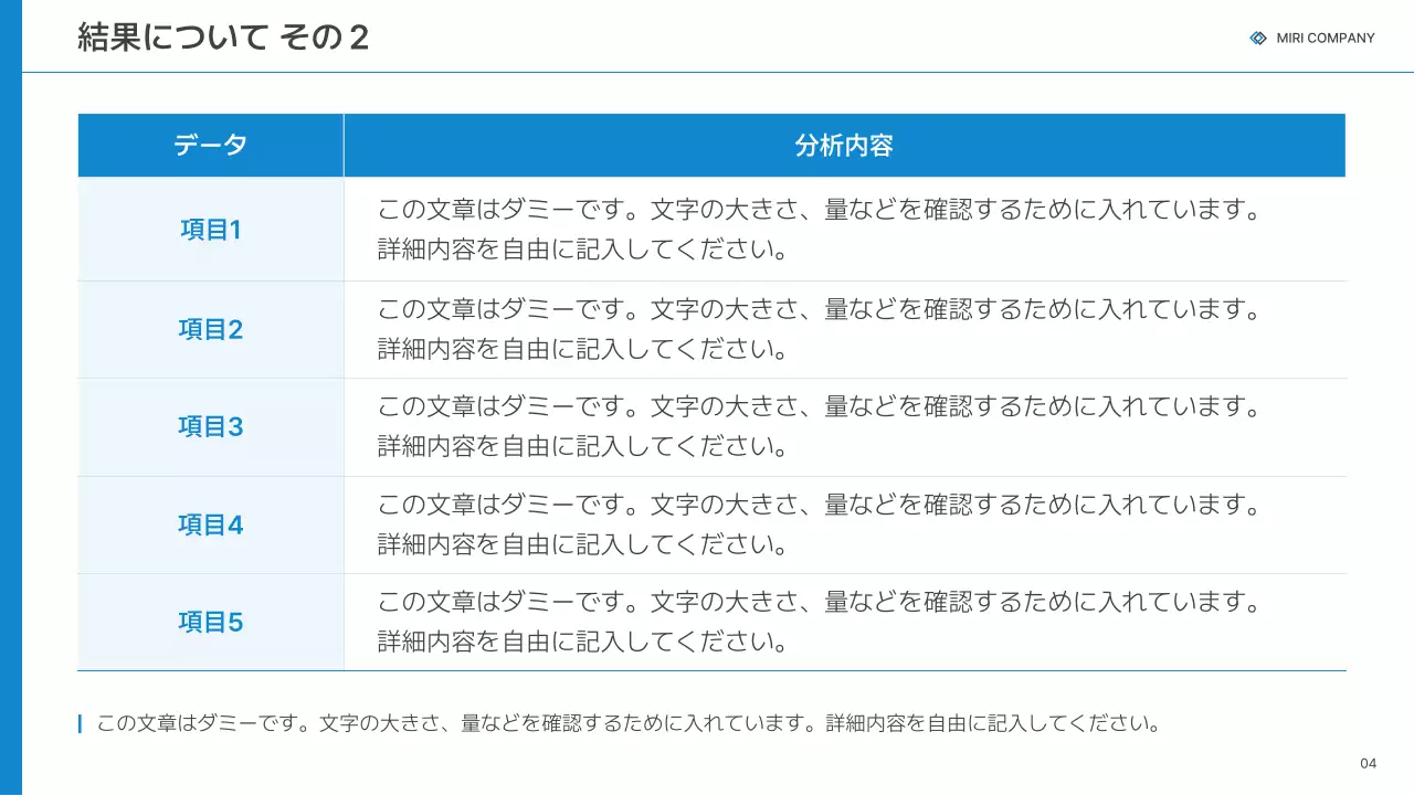 白 モダン ビジネス 報告書 プレゼンテーション