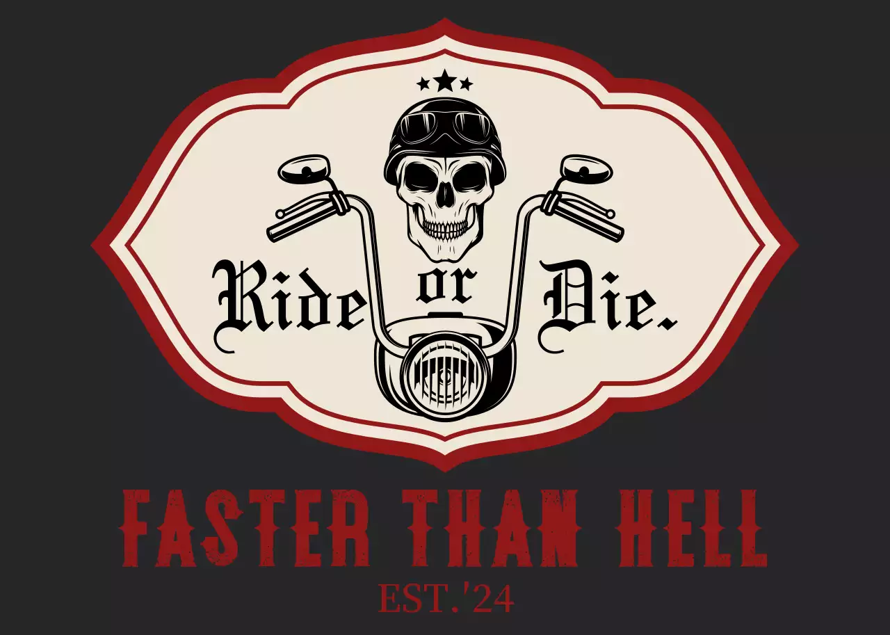 黒 クール バイク ロゴ バイク