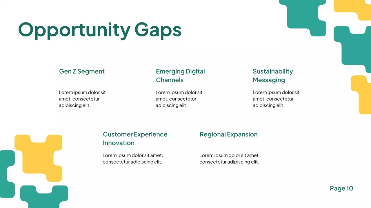 Teal Modern Business Plan