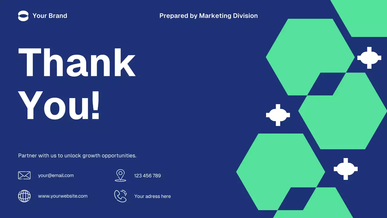 Blue Geometric Marketing Plan