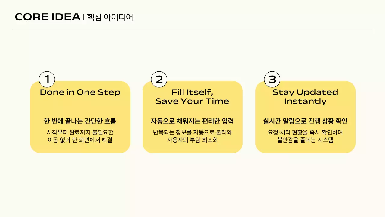 파랑 미니멀 프로젝트 제안서