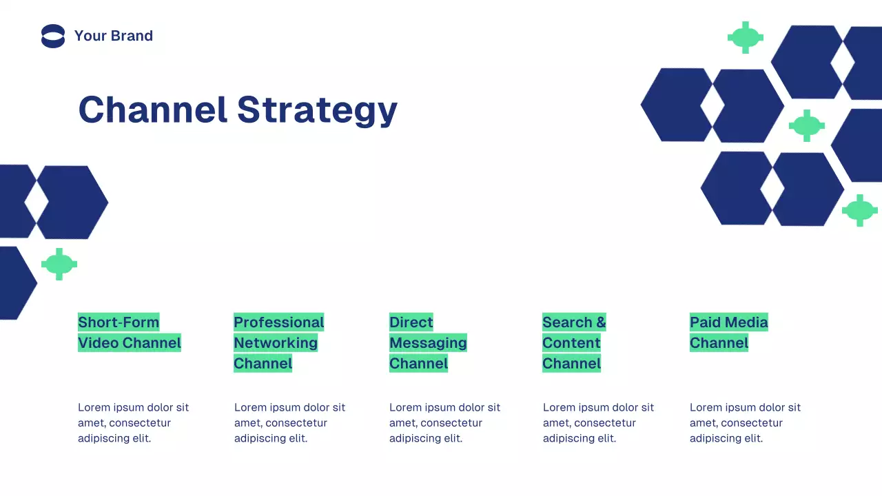 Blue Geometric Marketing Plan