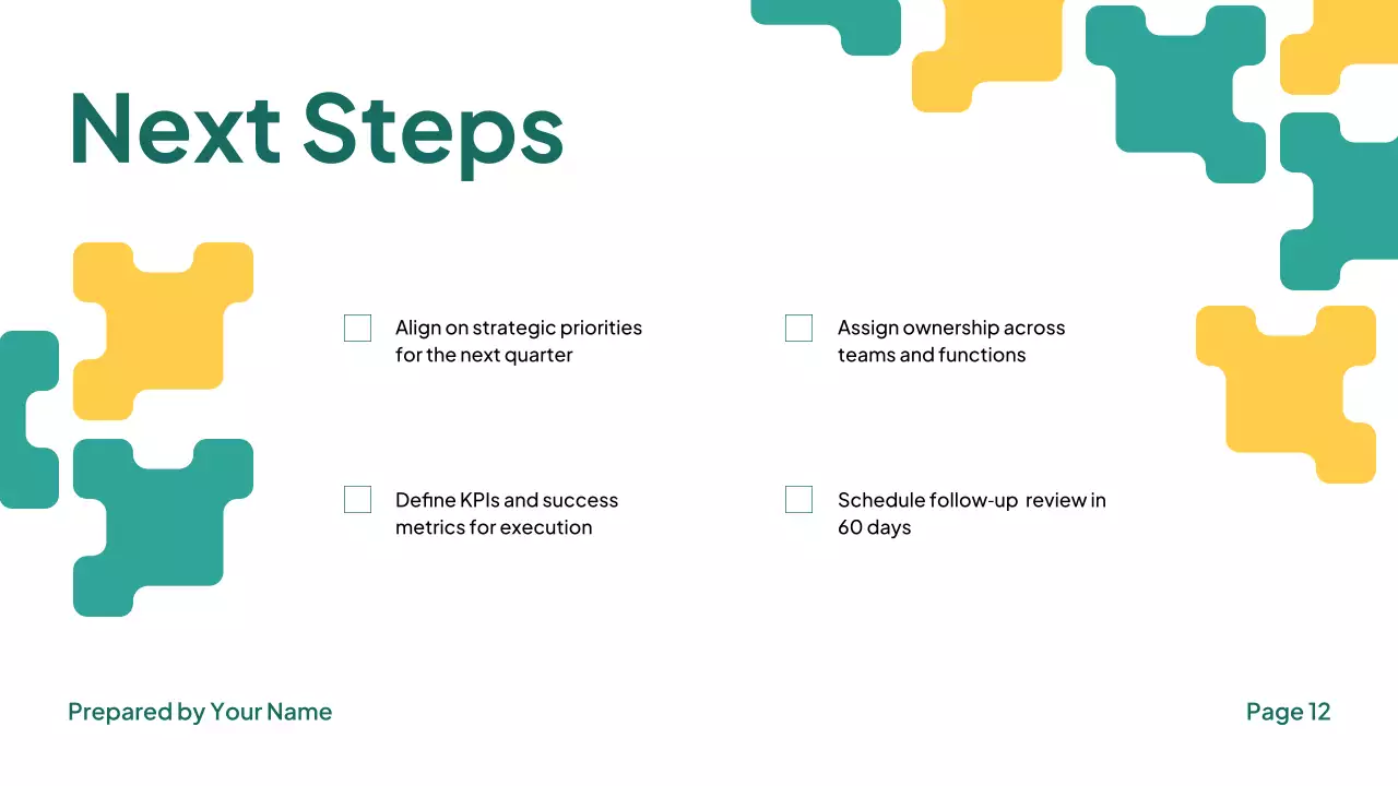 Teal Modern Business Plan