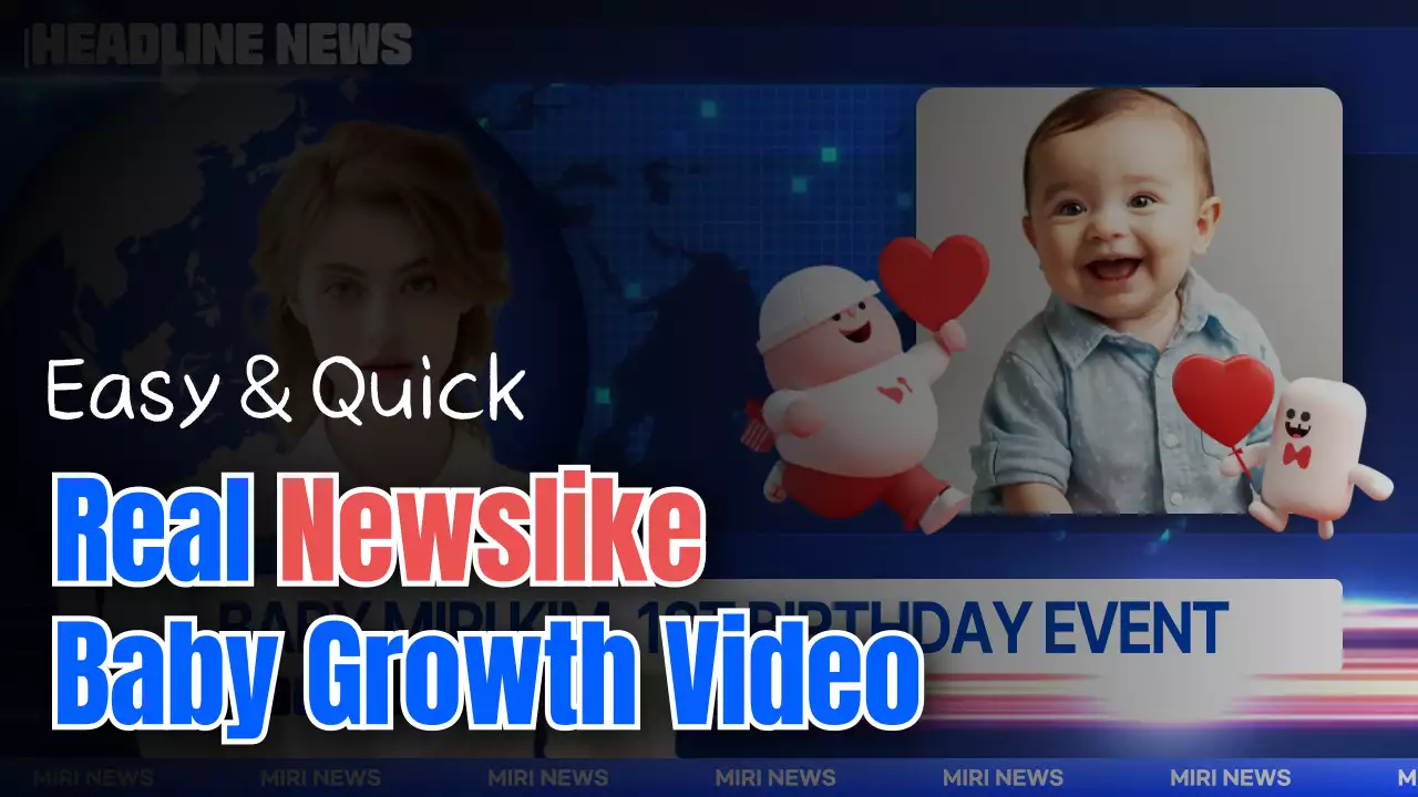 파랑과 흰색의 생일축하 패러디 동영상