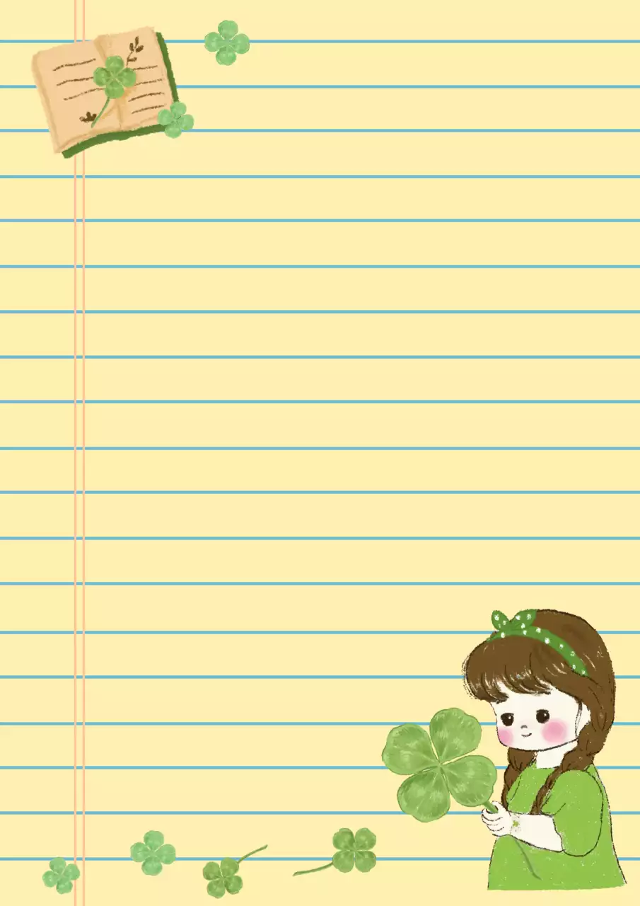 노랑 아기자기한 다꾸 메모지