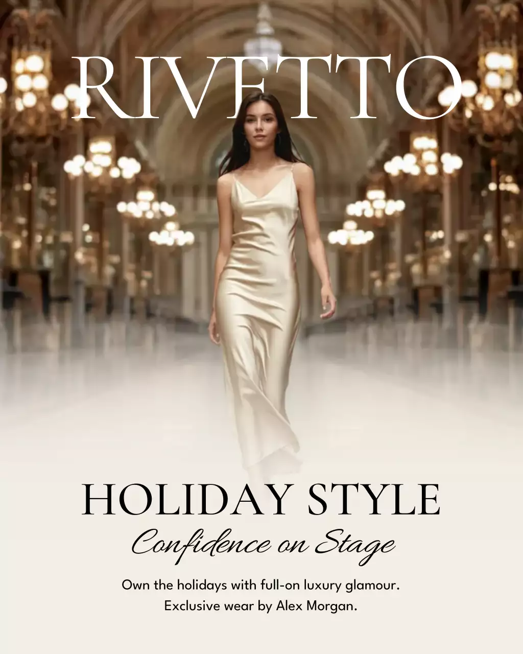 Gold Elegant Fashion Advertisement Instagram Post