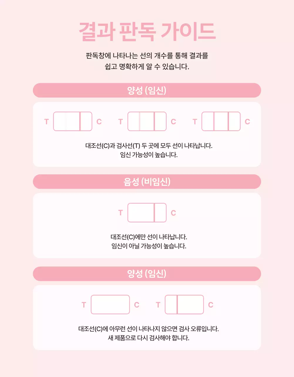 핑크 심플 건강 안내