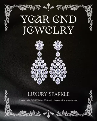 Gold Elegant Jewelry Promotion Instagram Post