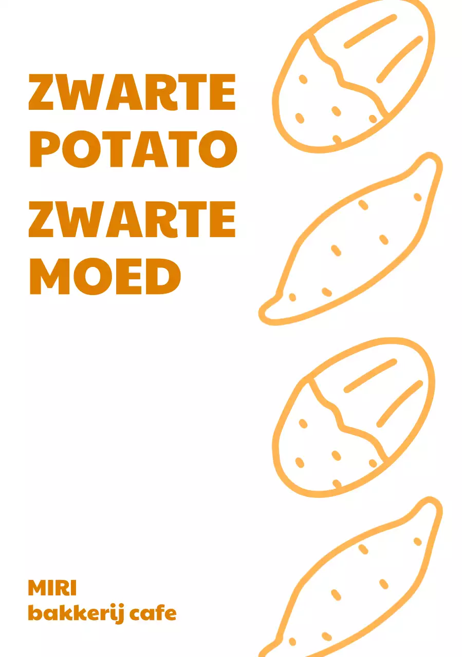 Advertentie voor Orange Simple Bakery