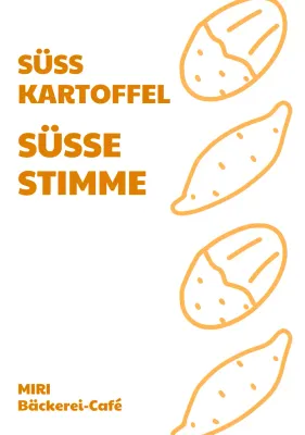 Werbung für die Orange Simple Bakery