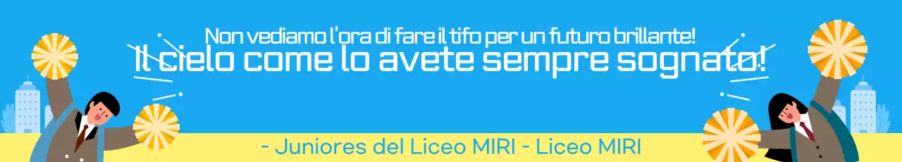 La simpatica studentessa di Blue fa il tifo