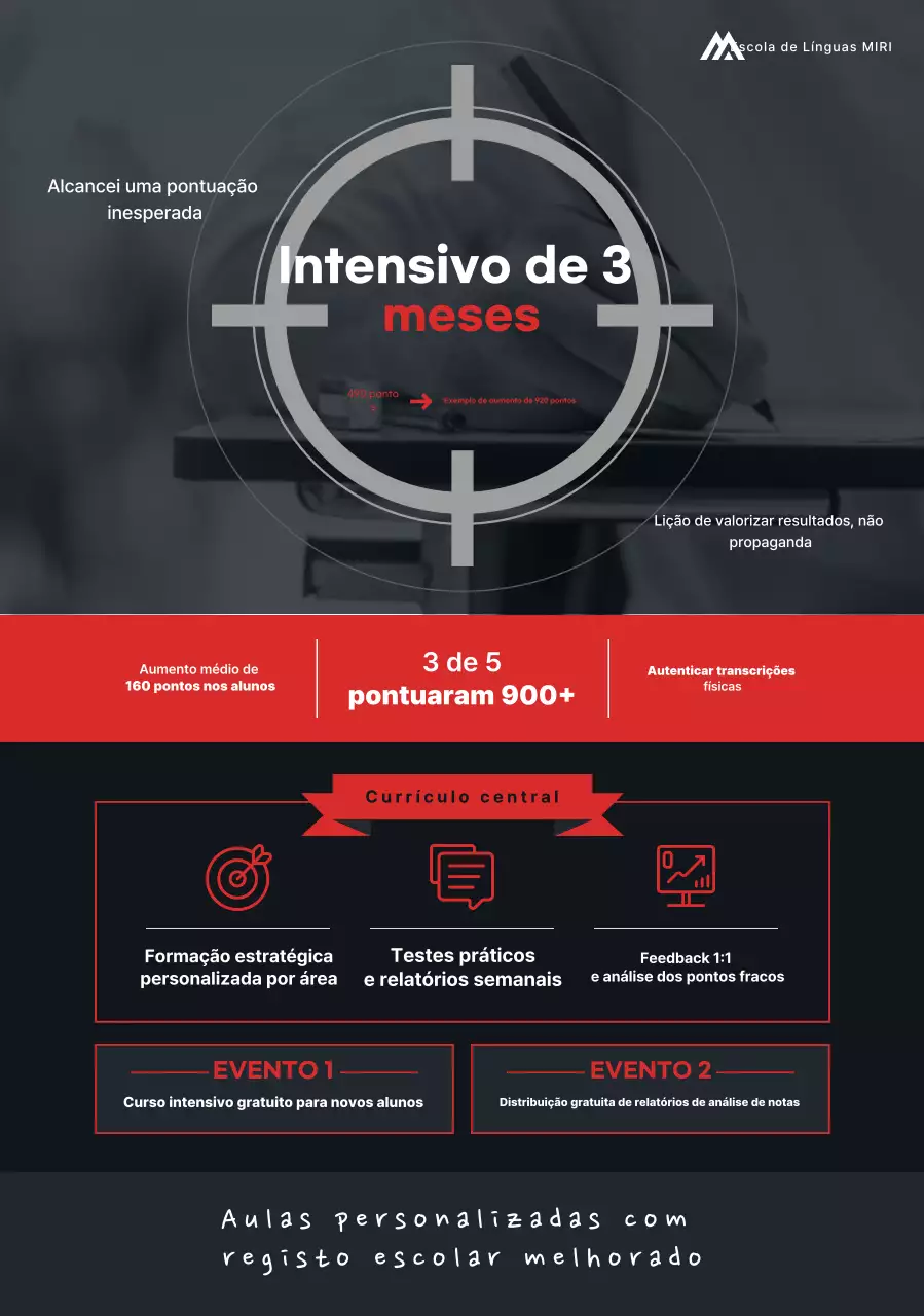 Anúncio de Educação Moderna Negra