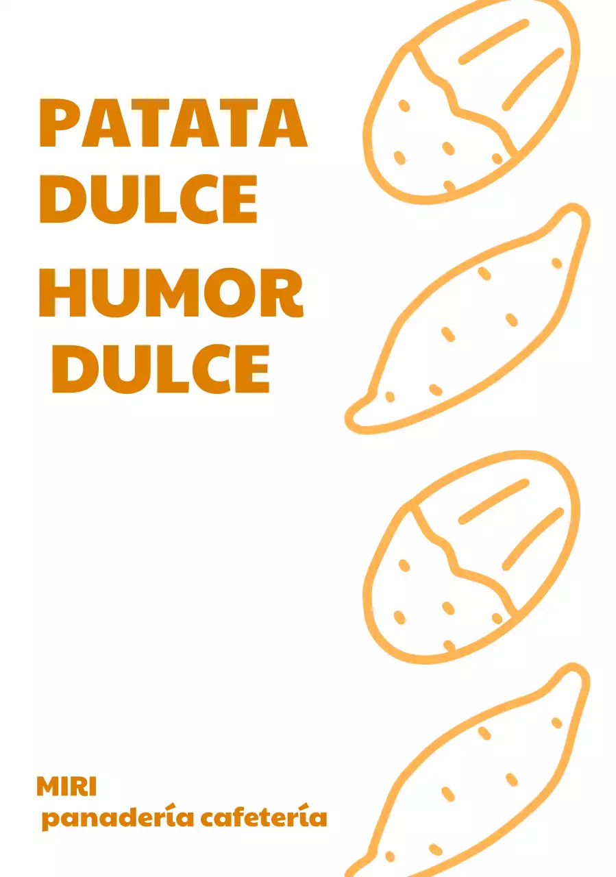 Anuncio de Orange Simple Bakery