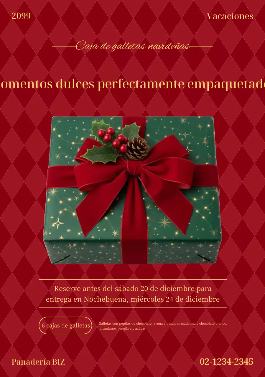 Promoción navideña Premium Roja