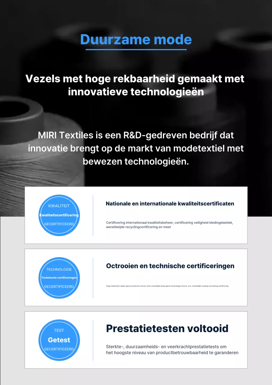 Promotie van zwarte moderne textielproducten