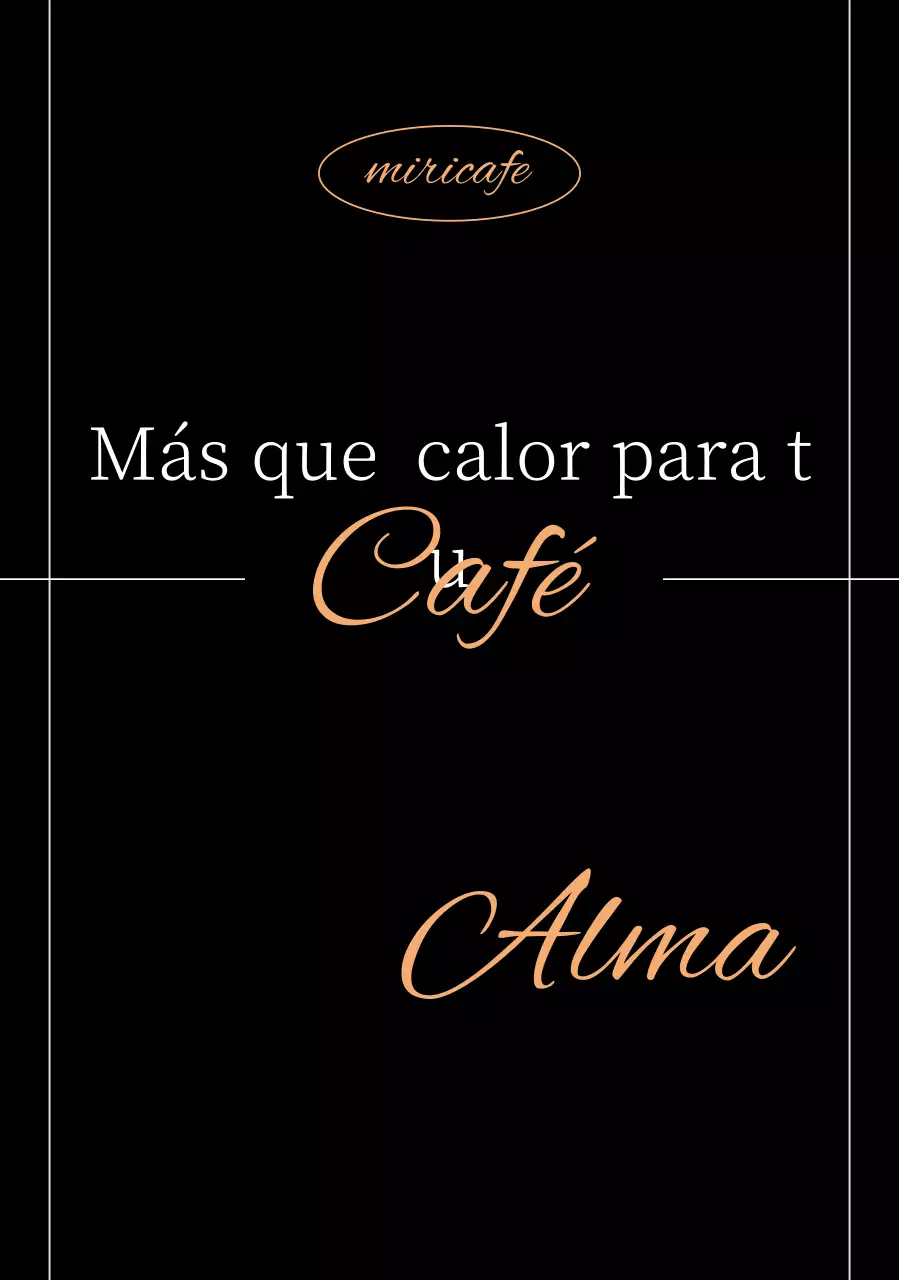 Anuncio de Black Modern Cafe
