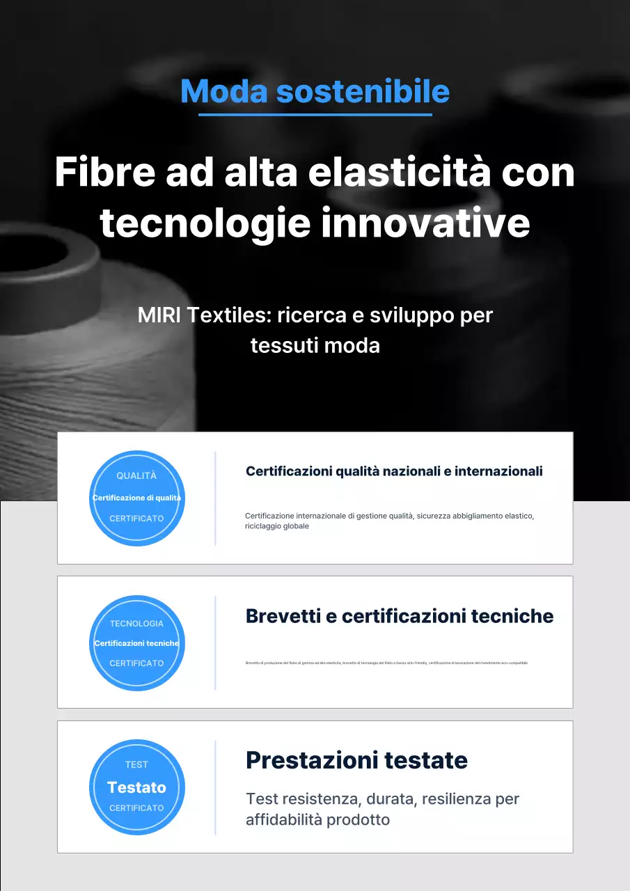 Promozione di prodotti tessili moderni neri