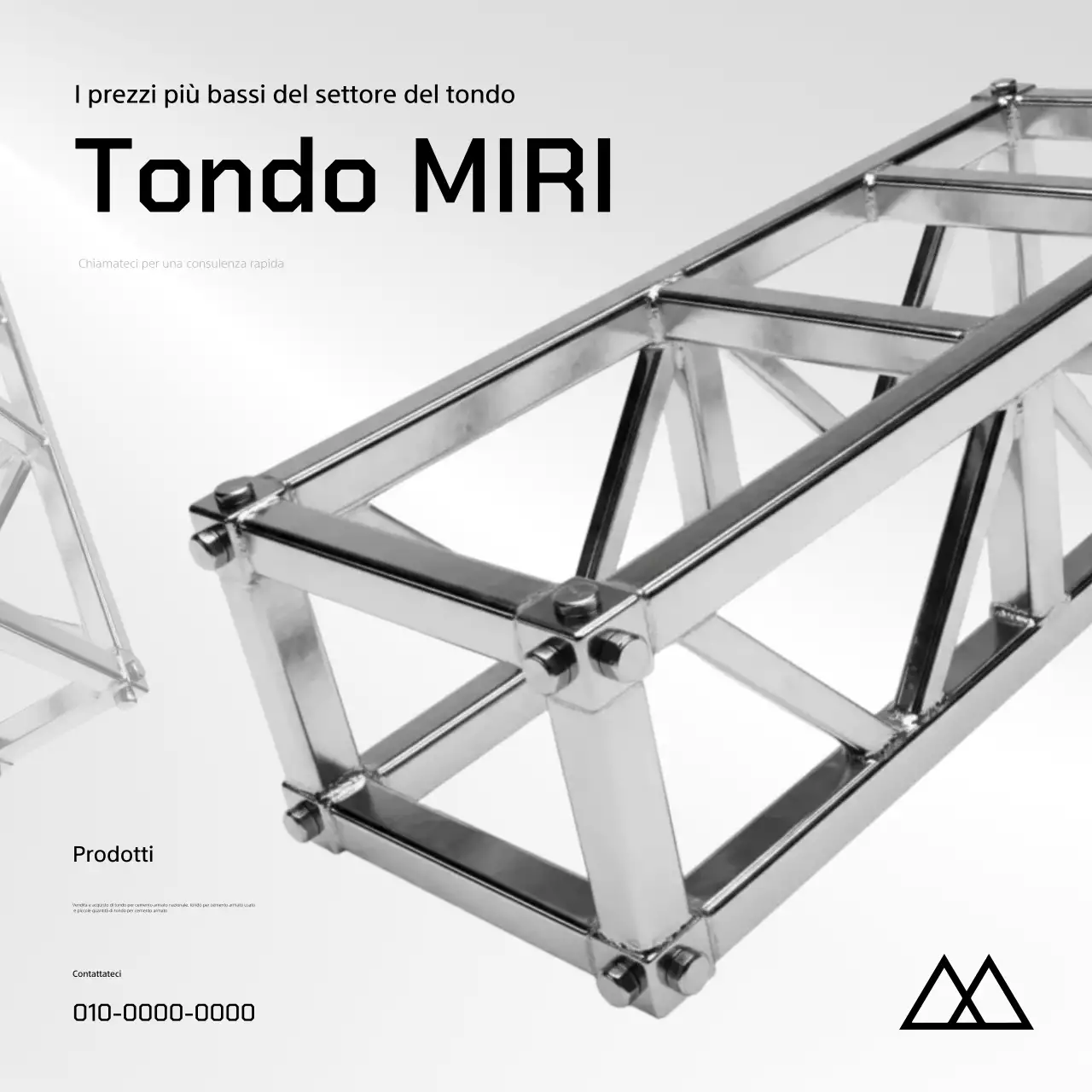 Pubblicità di architettura moderna grigia