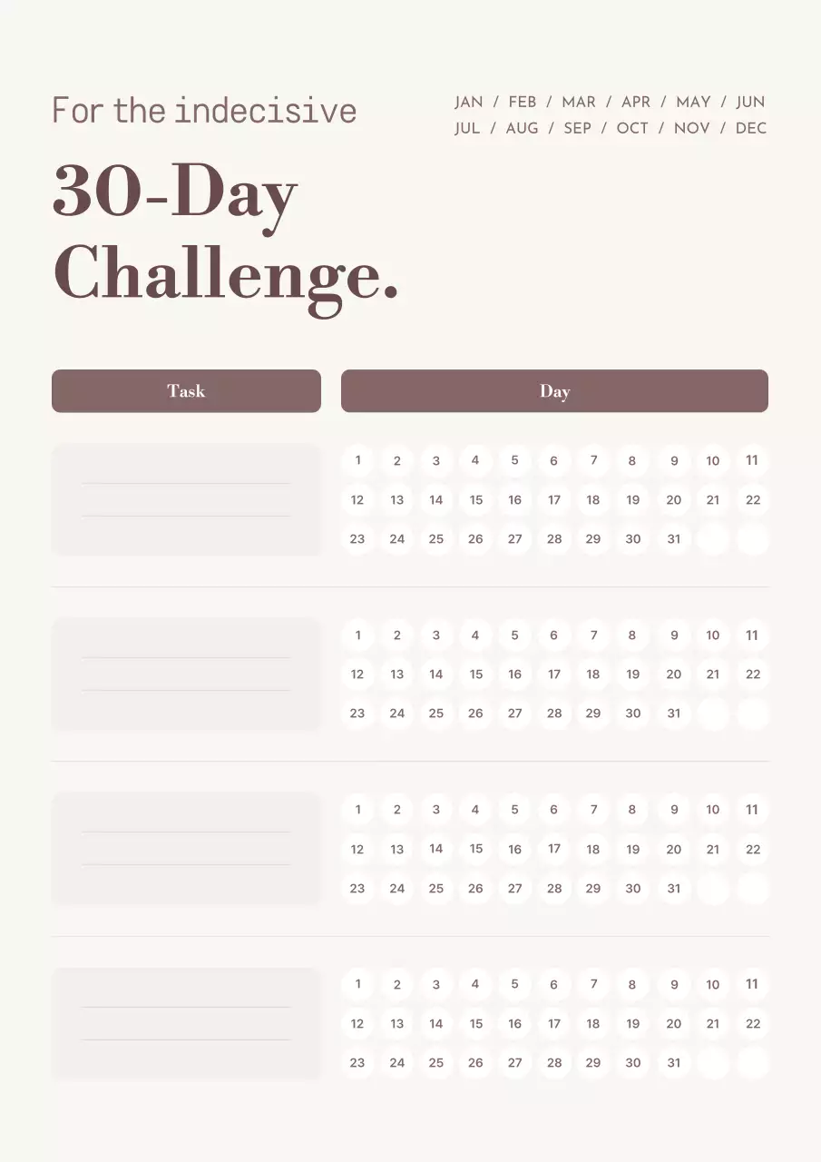 Sổ kế hoạch nhật ký đơn giản màu be