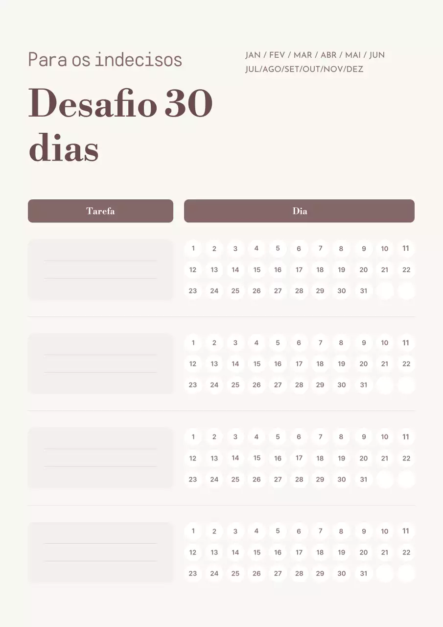Agenda Simples Bege