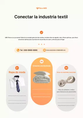 Promoción de la industria textil moderna de Orange