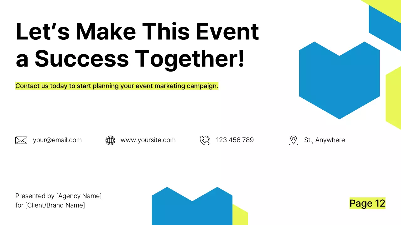 Blue Modern Marketing Proposal