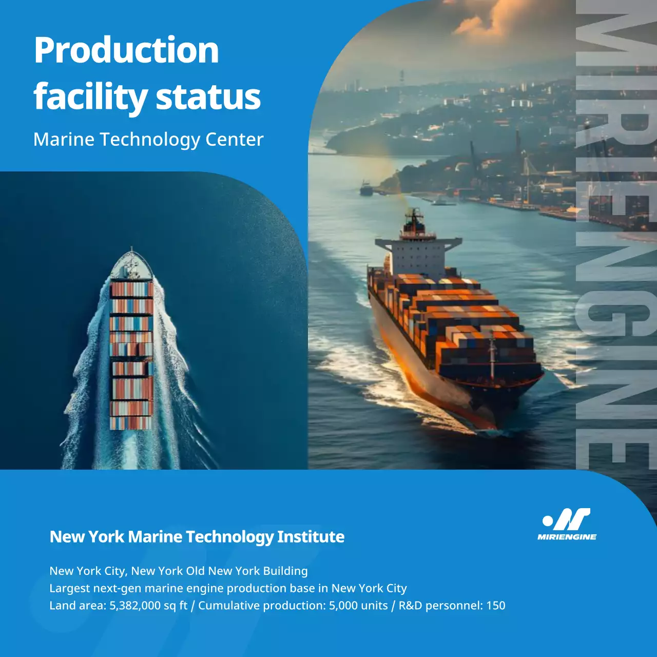 thông báo hàng hải hiện đại màu xanh