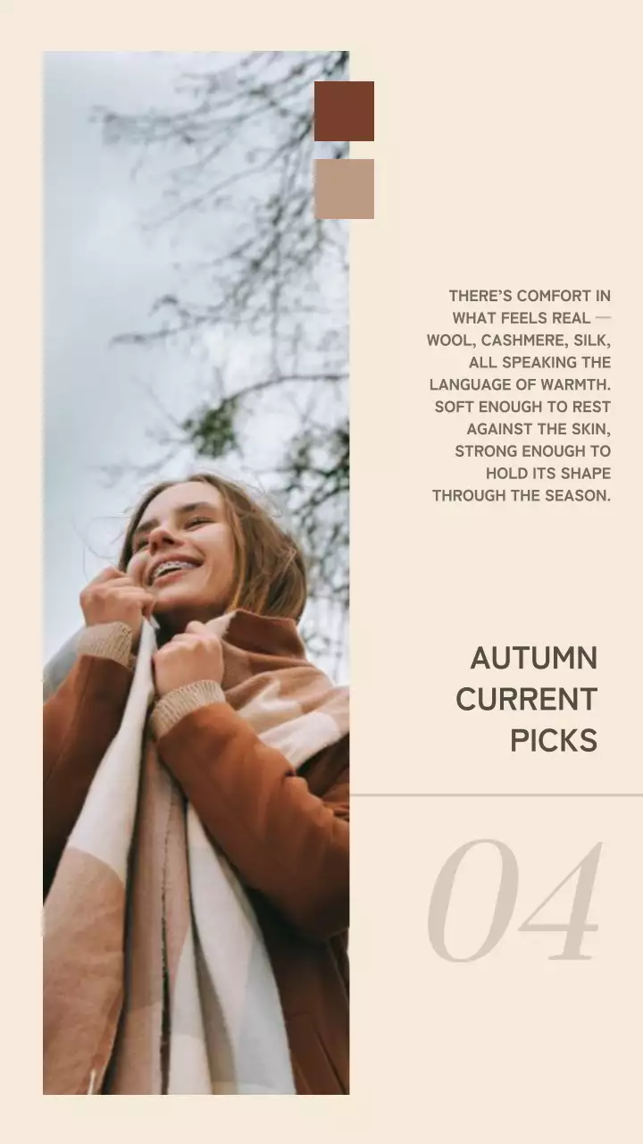 Iklan Mode Minimalis Beige di Instagram Story