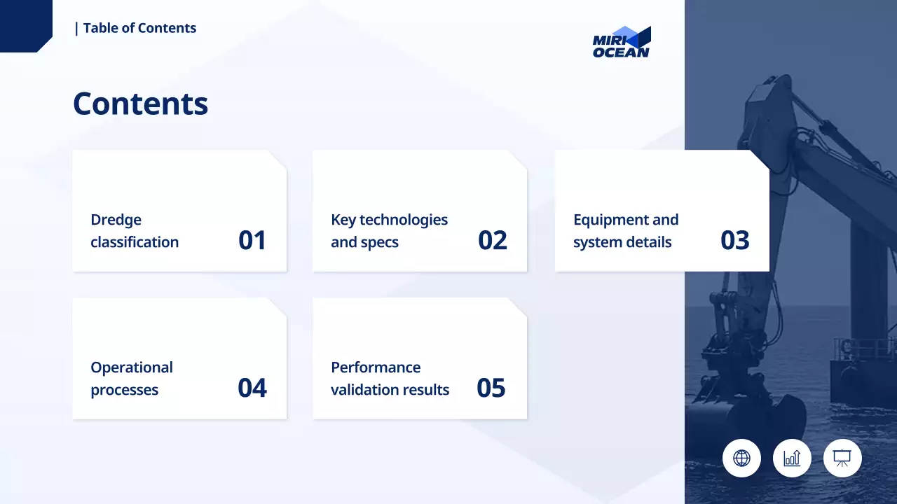 dokumen laporan pengerukan modern biru