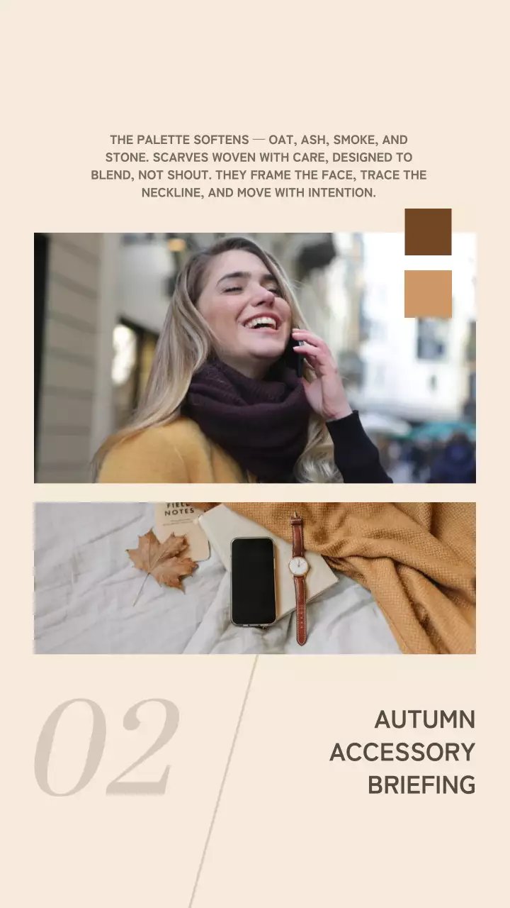 Iklan Mode Minimalis Beige di Instagram Story