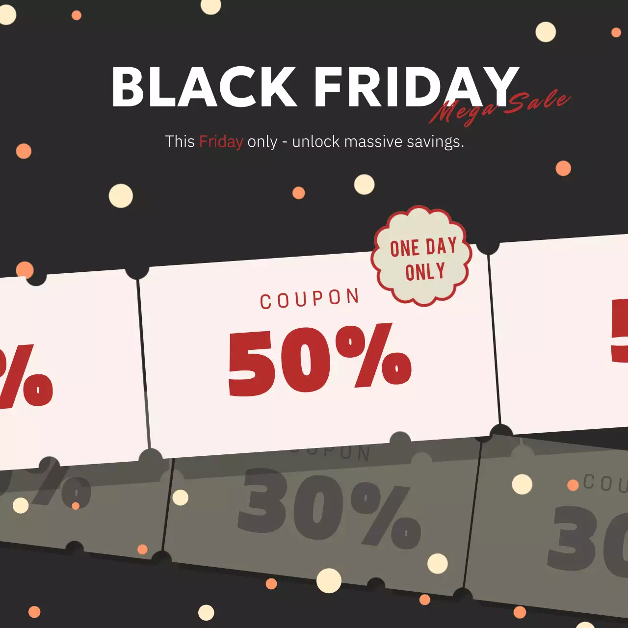 검정 모던 블랙프라이데이 할인 행사