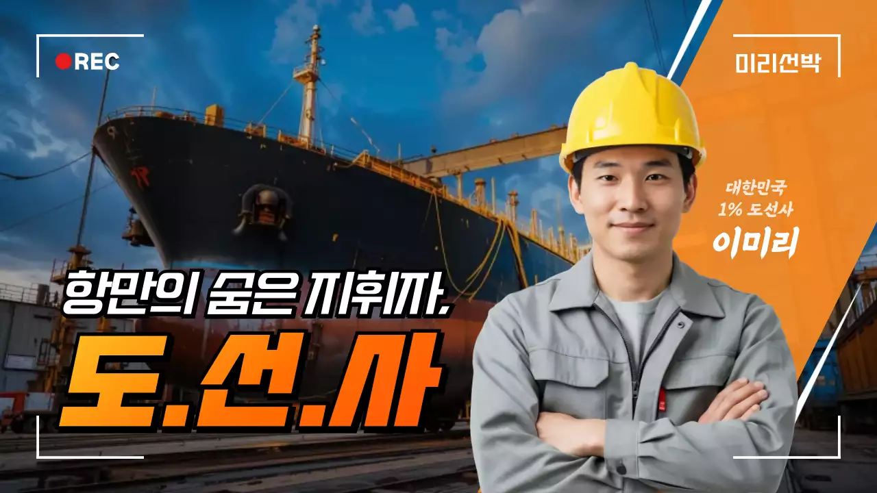 주황 모던 해양산업 홍보