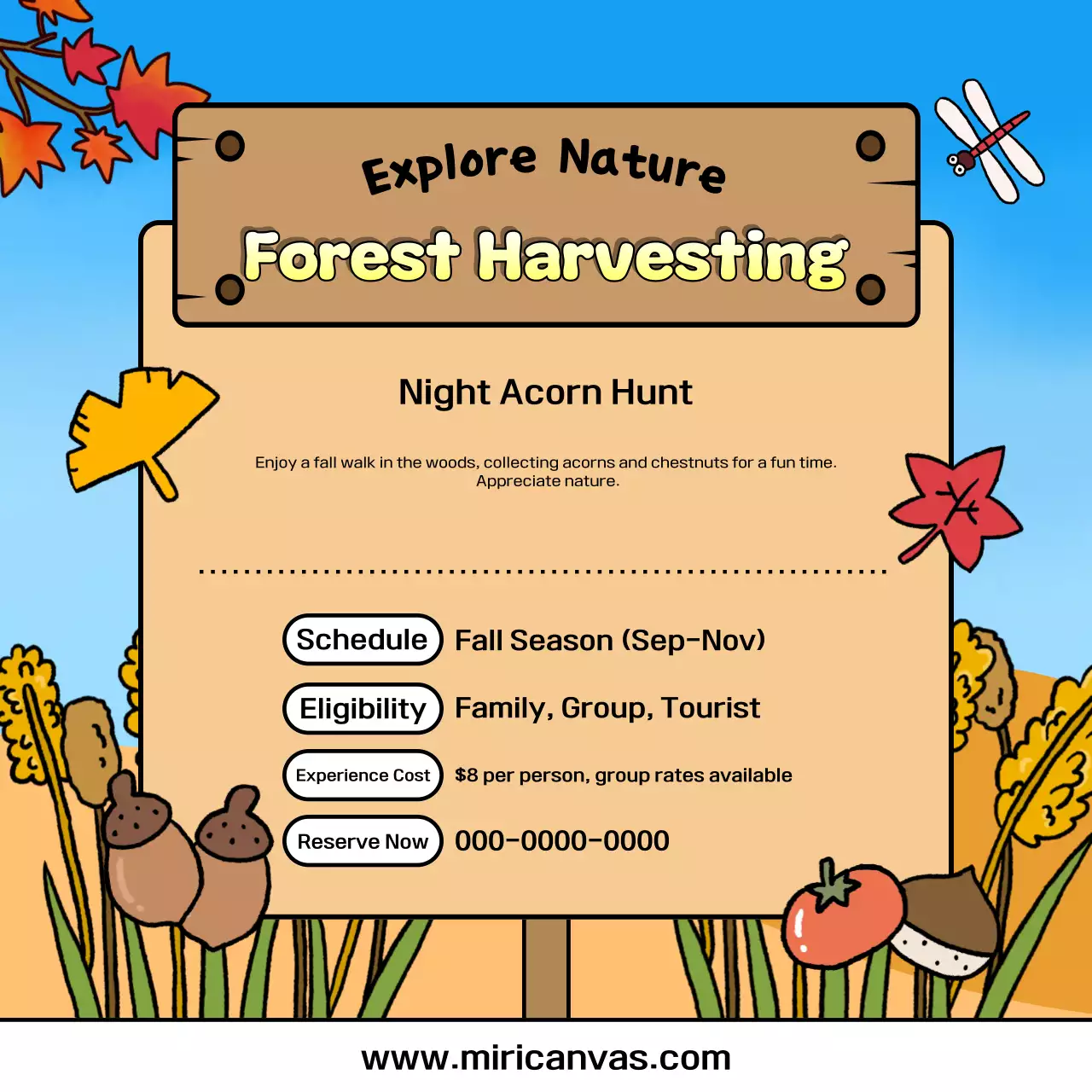 Promosi pengalaman lucu biru langit