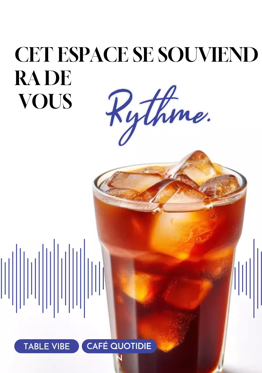 Publicité du Brown Modern Cafe