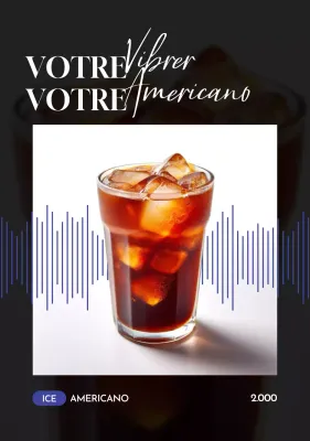 Publicité pour Black Modern Coffee