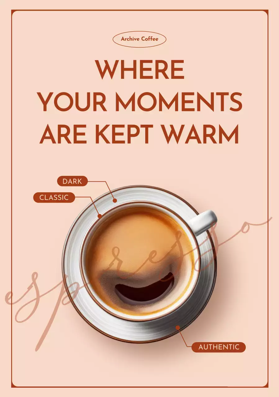 Iklan Kopi Klasik Beige