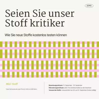 Beige's Modern Fabric Experience Group – Stellenangebot