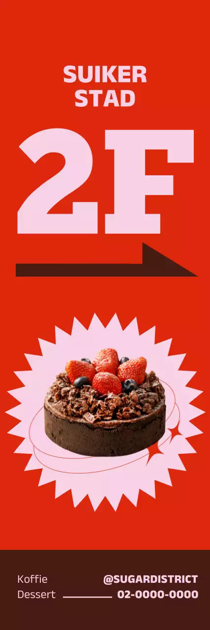 Rode moderne dessertgids