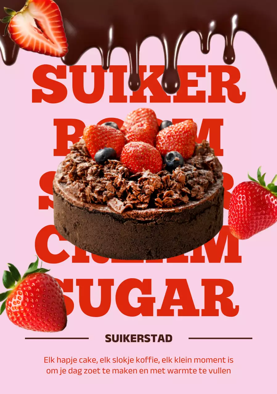 Advertentie voor Pink Pop Dessert