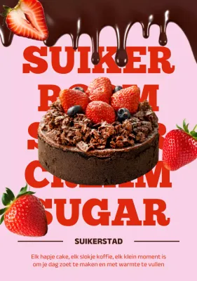 Advertentie voor Pink Pop Dessert