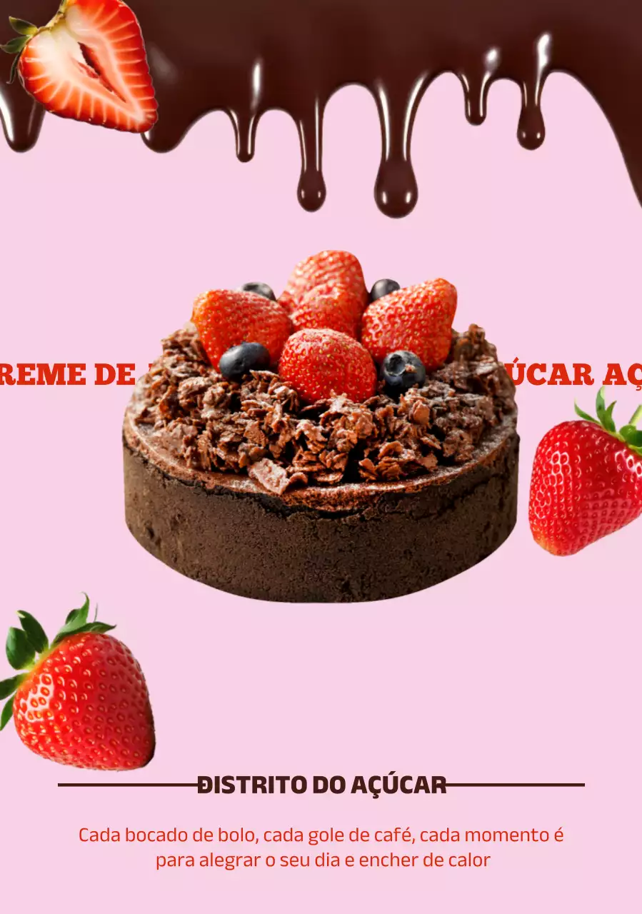 Anúncio de sobremesa Pink Pop