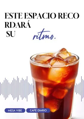 Anuncio de Brown Modern Cafe