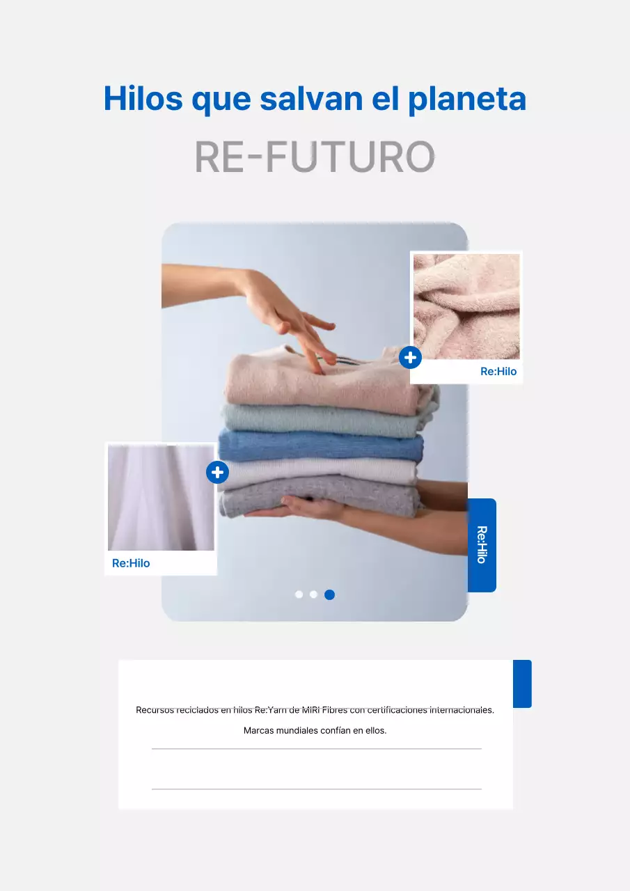 Promoción de productos ecológicos Blue Modern